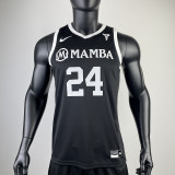 2023 LAKERS BRYANT #24 Black MAMBA Top Quality Hot Pressing NBA Jersey