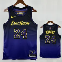 24/25 LAKERS BRYANT#24 Royal Blue City Edition Top Quality Hot Pressing NBA Jersey