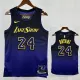 24/25 LAKERS BRYANT#24 Royal Blue City Edition Top Quality Hot Pressing NBA Jersey