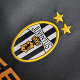 2001/2002 JUV Away Black Retro Soccer Jersey