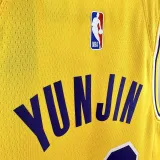 22/23 LAKERS LAKERS #88 Yellow Top Quality Hot Pressing NBA Jersey(圆领)