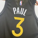 22/23 WARRIORS PAUL #3 Black City Edition Top Quality Hot Pressing NBA Jersey