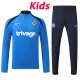 24/25 CHE Light Blue Kids Half Pull Tracksuit  (童装、半拉链)
