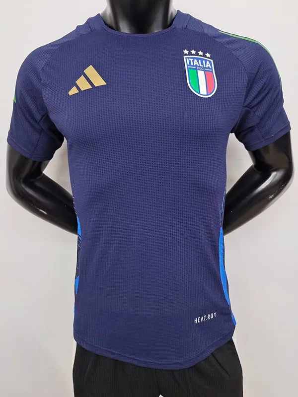 24/25 Italy Sapphire Blue Player Version Soccer Jersey