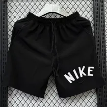 2025 D703 NK Black Casual shorts (白色NK英文）