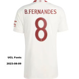 23/24 Man Utd Third 1:1 Fans Soccer Jersey