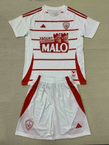 24/25 Stade Brestois Away Kids Soccer Jersey
