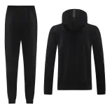 24/25 AM05 Black  Hooded Jacket Tracksuit
