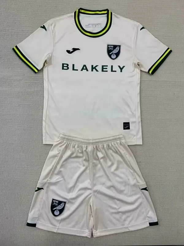 24/25 Norwich Third Kids Soccer Jersey