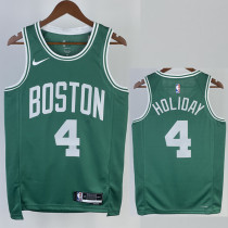 22/23 CELTICS HOLIOAY #4 Green Top Quality Hot Pressing NBA Jersey