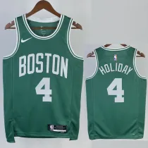 22/23 CELTICS HOLIOAY #4 Green Top Quality Hot Pressing NBA Jersey