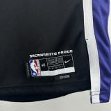 23/24 KINGS SABONIS #11 Black Away Top Quality Hot Pressing  NBA Jersey