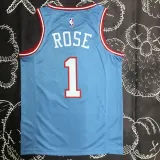 BULLS ROSE #1 Blue Top Quality Hot Pressing NBA Jersey