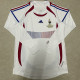 2006 France Away Retro  Long Sleeve Soccer Jersey (长袖) (带胸前小字)