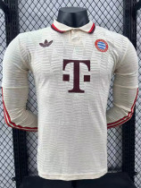 24/25 Bayern Third Long Sleeve Player Version Soccer Jersey(长袖)