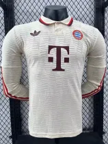 24/25 Bayern Third Long Sleeve Player Version Soccer Jersey(长袖)