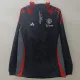2025  Man Utd Black Hooded Windbreaker连帽