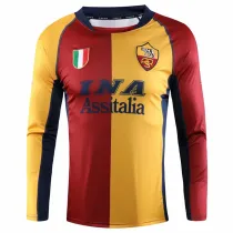 2001/2002 Roma Home Retro Long Sleeve Soccer Jersey (长袖)