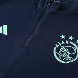 24/25  Ajax Royal Blue Half Pull Tracksuit  (半拉链)