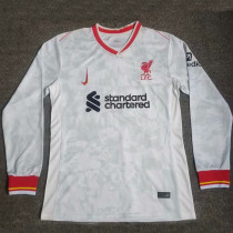 24/25 LIV Away Long Sleeve Soccer Jersey (长袖)