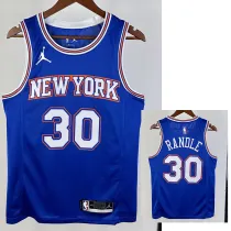 21/22 KNICKS RANDLE #30 Blue Top Quality Hot Pressing NBA Jersey (Trapeze Edition) 飞人版