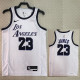 22/23 LAKERS JAMES #23 White City Edition Top Quality Hot Pressing NBA Jersey