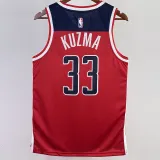 22/23 Wizards KUZMA #33 Red Top Quality Hot Pressing NBA Jersey