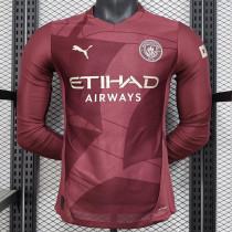 24/25 Man City Third Long Sleeve Player Version Player Version Soccer Jersey