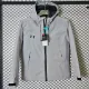 24/25 A803 White Andema Thickened Assault  Hooded Windbreaker (加厚冲锋衣）