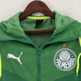 2024 Palmeiras Green  one sided hooded  Windbreaker （单面带帽风衣）
