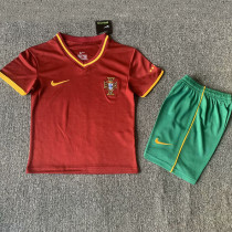 2000 Portugal Home Kids Retro Soccer Jersey