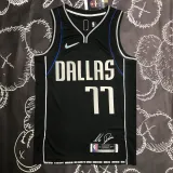 Dallas Mavericks Glory version DONCIC #77 Black Top Quality Hot Pressing NBA Jersey