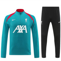 24/25  LIV Sky Blue  Player version Half Pull Tracksuit  (球员版、半拉链)