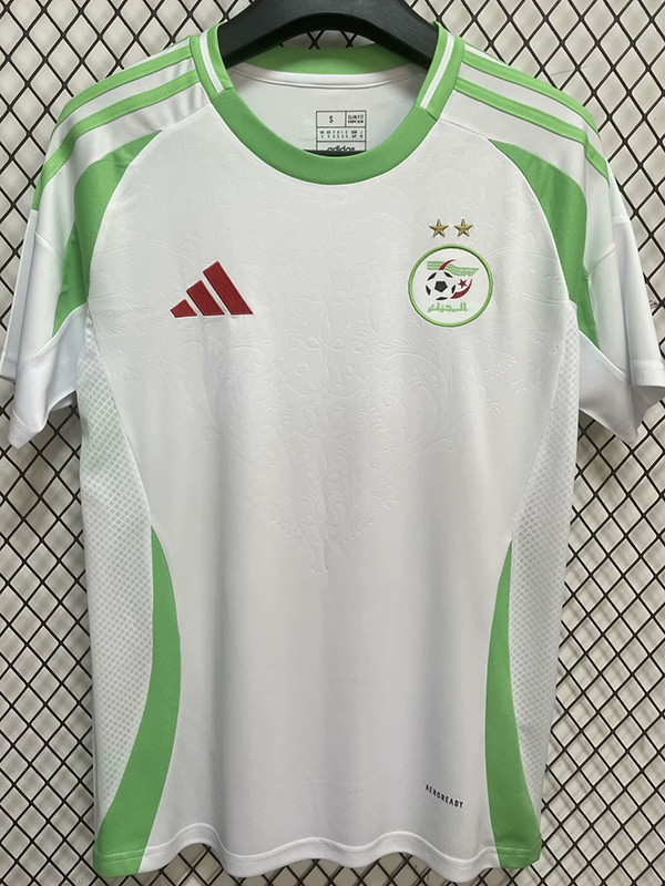 24/25 Algeria Home  Fans Soccer Jersey(With stars)(带两星）