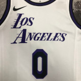 22/23 LAKERS WESTBROOK #0 White City Edition Top Quality Hot Pressing NBA Jersey