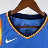 22/23 OKC Thunder HOLMGREN #7 Blue Top Quality Hot Pressing NBA Jersey