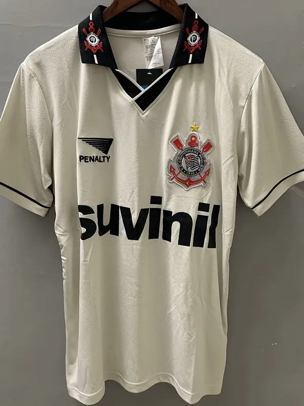 1996 Corinthians Home Retro Soccer Jersey