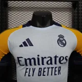 24/25 RMA White Blue Player Version  Soccer Jersey