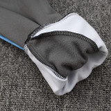 24/25 TOT Grey Hooded  Tracksuit(Add Fluff)  (连帽加绒F604)