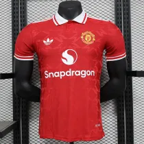 24/25 Man Utd  Red Special Edition Player Version Soccer Jersey（彩标）