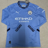 24/25 Man City Home Long Sleeve Soccer Jersey (长袖)