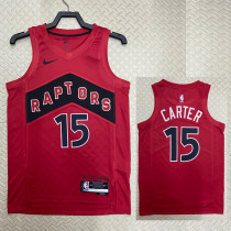 22/23 Raptors CARTER #15 Red Top Quality Hot Pressing NBA Jersey