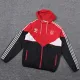 24/25 Bayern Red Black Windbreaker