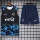 24/25 Napoli Black Blue Tank top and shorts suit