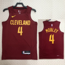 22/23 Cleveland Cavaliers MOBLEY #4 Red Top Quality Hot Pressing NBA Jersey