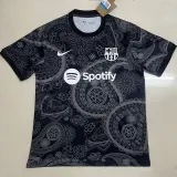 24/25 BAR Black Flower Puzzle Training shirts