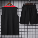 24/25 Portugal Black Tank top and shorts suitblack