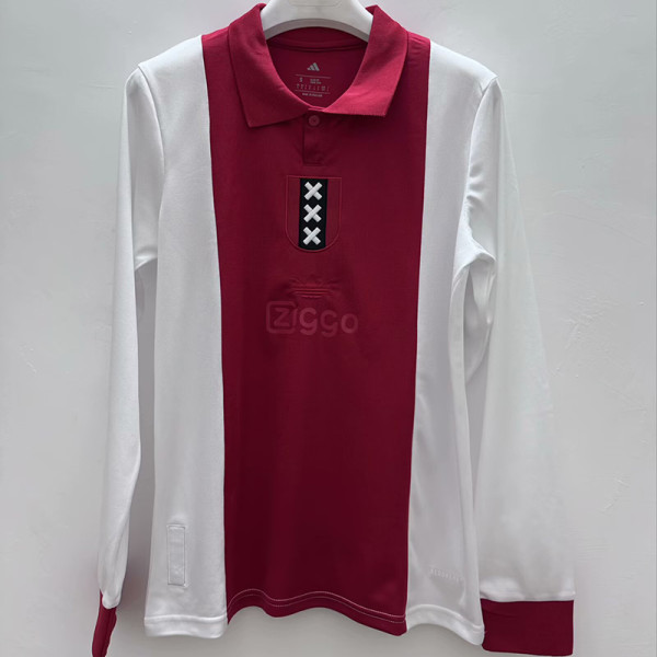 25/26 Ajax 125th Anniversary Edition Long Sleeve Fans Soccer Jersey