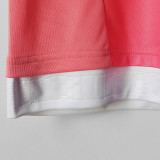 2015/2016 JUV Away Pink Retro Long Sleeve Soccer Jersey (长袖)