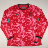 24/25 Korea Home  Long  Soccer Jersey